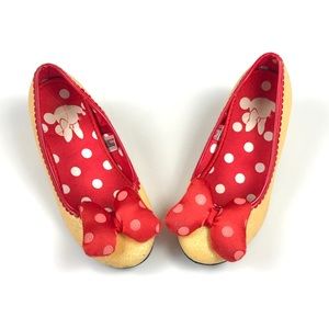 Minnie Mouse Yellow Costume Shoes For Kids SIZE 11/12